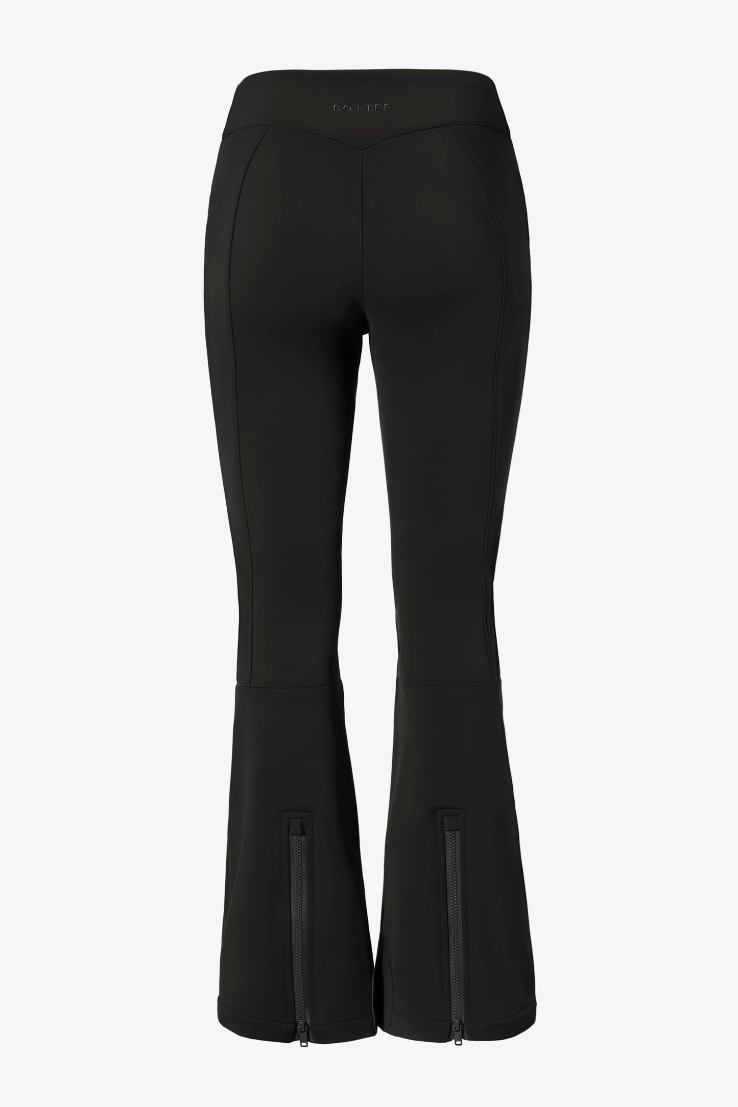 Waterproof Belted Ski Salopettes in Black